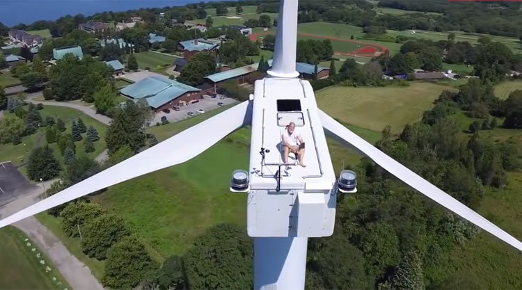 drone eolienne