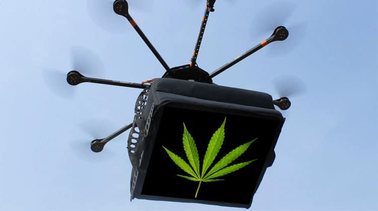 livraison de drogue par drone