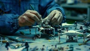 Réparation de drone