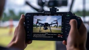 Pilotage de drone avec tablette