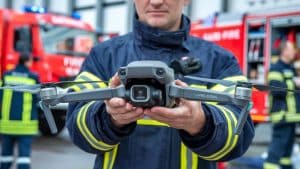Drone d'intervention pour pompiers