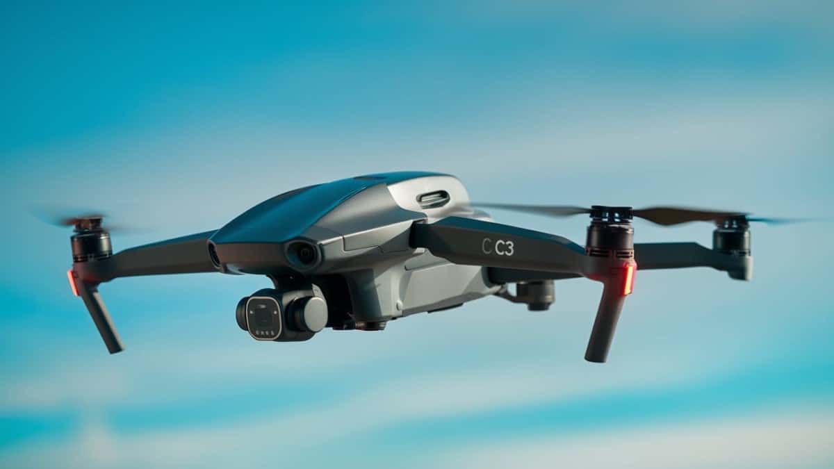 Drone C3 en vol