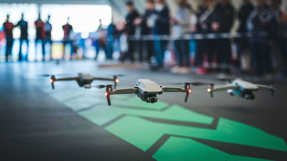 Drones en compétition indoor