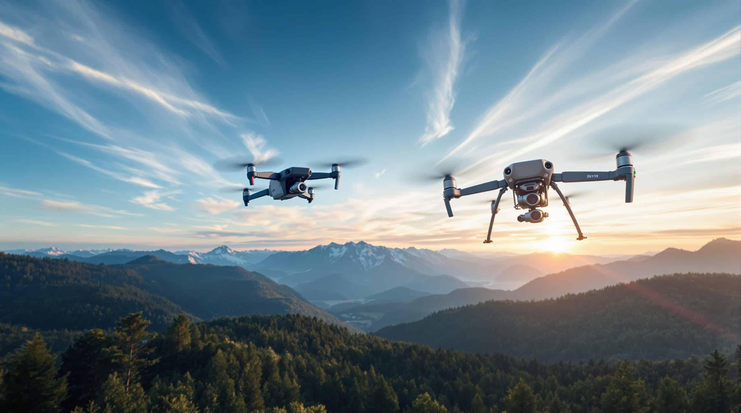 découvrez le face-à-face captivant entre le dji avata et le skydio 2, deux géants des drones autonomes. comparez leurs performances, fonctionnalités avancées et modes de vol intelligents pour choisir le meilleur compagnon de prise de vue aérienne.
