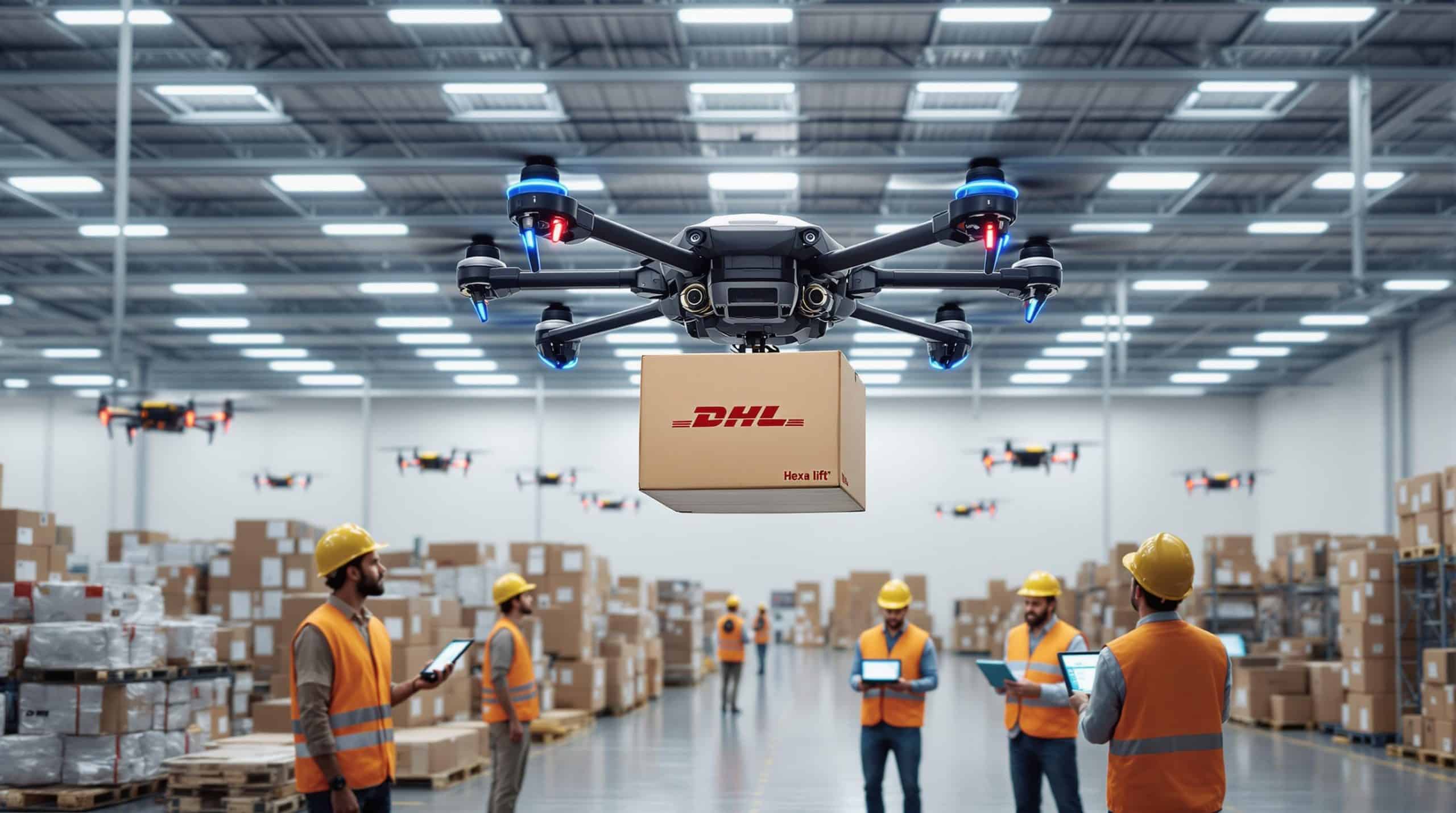découvrez comment le drone hexa lift révolutionne le secteur de la logistique. grâce à ses capacités de transport innovantes et sa technologie avancée, ce drone optimise les opérations des professionnels de la logistique, réduit les délais de livraison et améliore l'efficacité des chaînes d'approvisionnement.