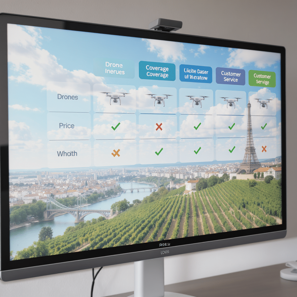 découvrez notre comparatif des meilleures assurances pour drone en france. protégez votre investissement et survolez en toute sécurité grâce à nos conseils et recommandations sur les options d'assurance adaptées à vos besoins.