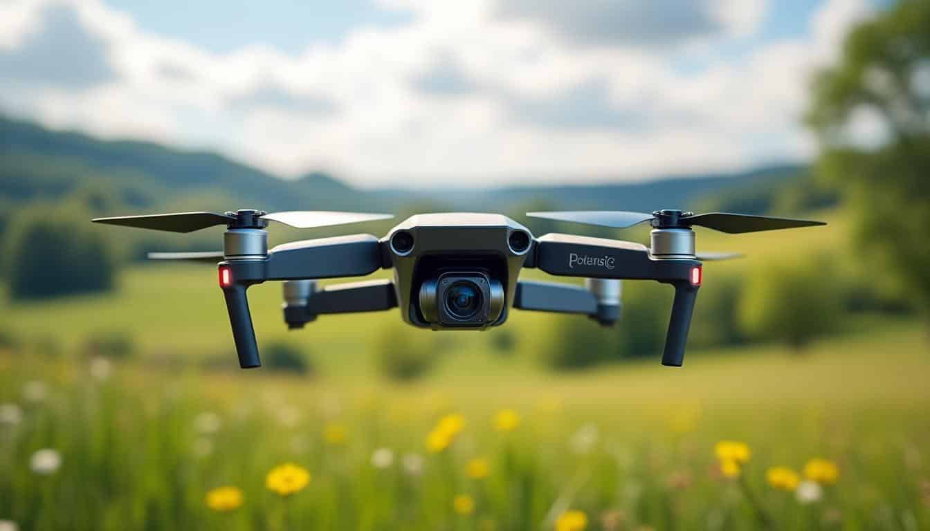 découvrez le potensic p5, un mini drone caméra idéal pour s’entraîner à la prise de vue aérienne avec stabilité et facilité.