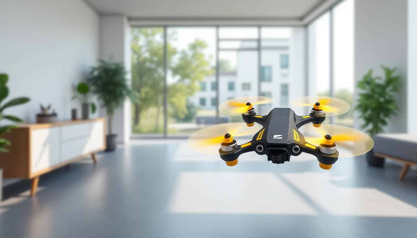 découvrez l'eachine e010, un tiny whoop abordable idéal pour débuter le vol en immersion et s'initier facilement aux sensations du pilotage de drones.