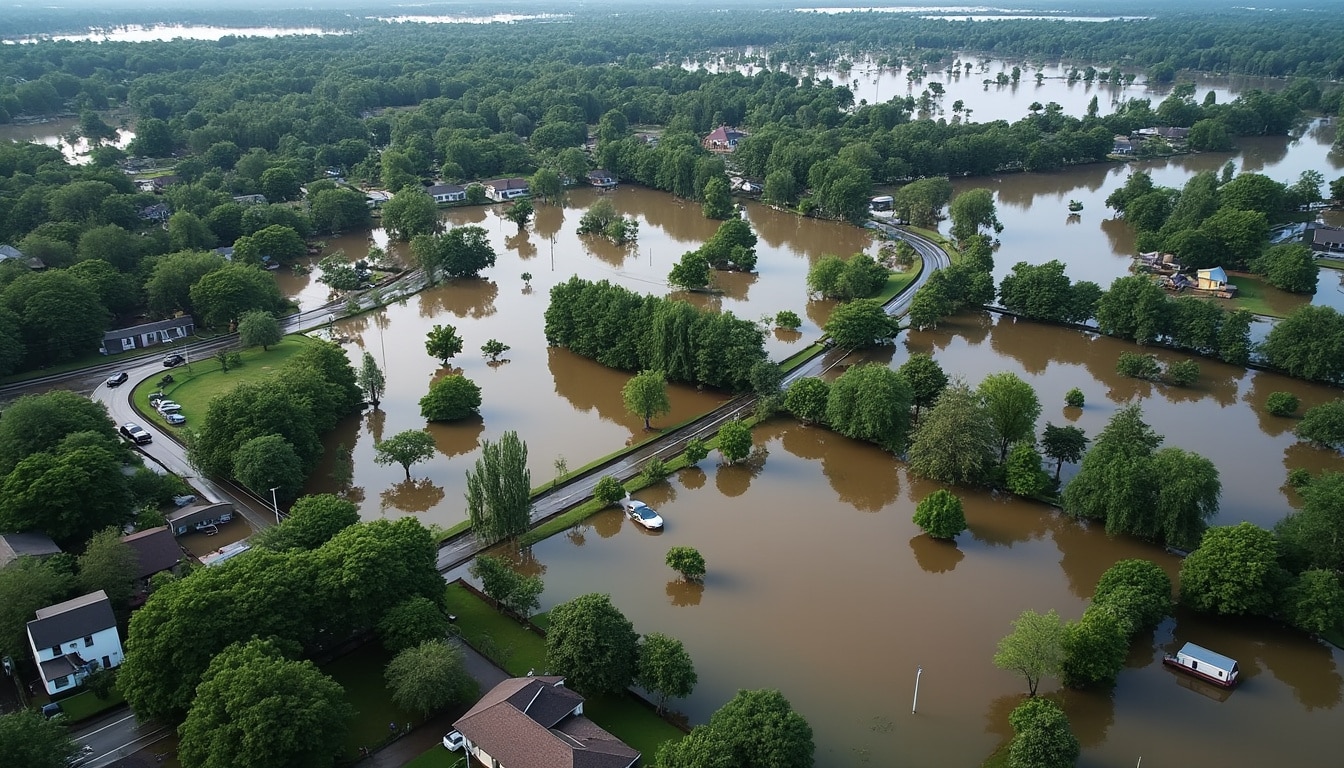 découvrez la cartographie précise des zones inondées grâce à la télémétrie en temps réel du drone de sauvetage, optimisant les opérations de secours et la sécurité.