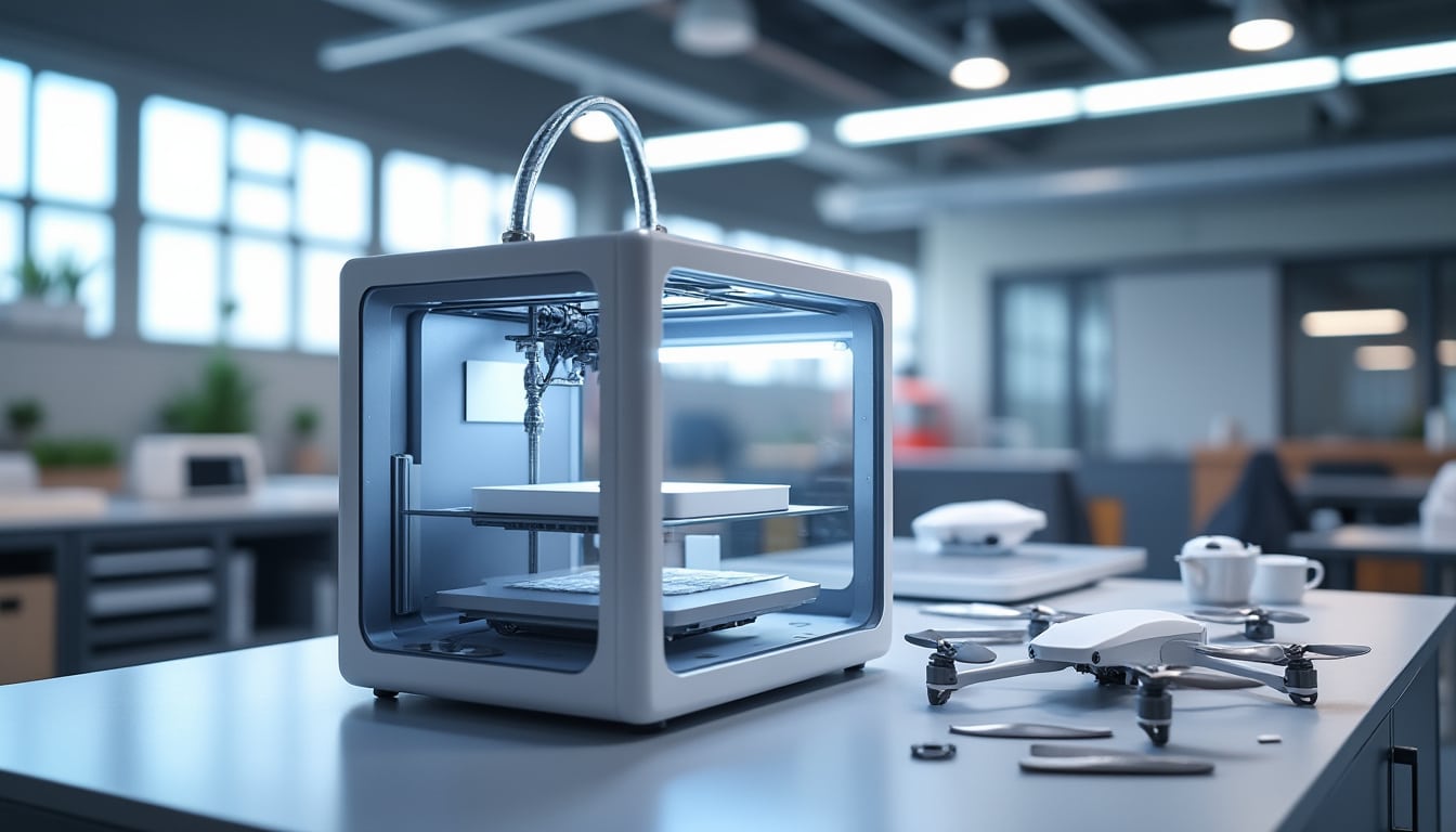 découvrez comment l'impression 3d en tpu permet de fabriquer des pièces de protection résistantes et flexibles pour drones, assurant robustesse et légèreté.