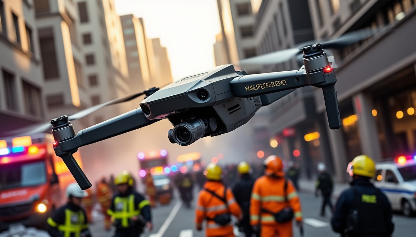 découvrez comment le drone tactique révolutionne les opérations de la sécurité civile en améliorant l'efficacité, la rapidité d'intervention et la prévention des risques.