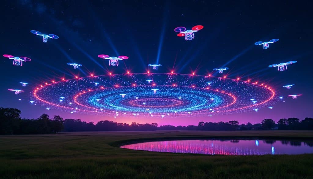 découvrez tout ce qu'il faut savoir sur les spectacles de drones lumineux : tarifs, devis et conseils pour préparer un événement spectaculaire et inoubliable.