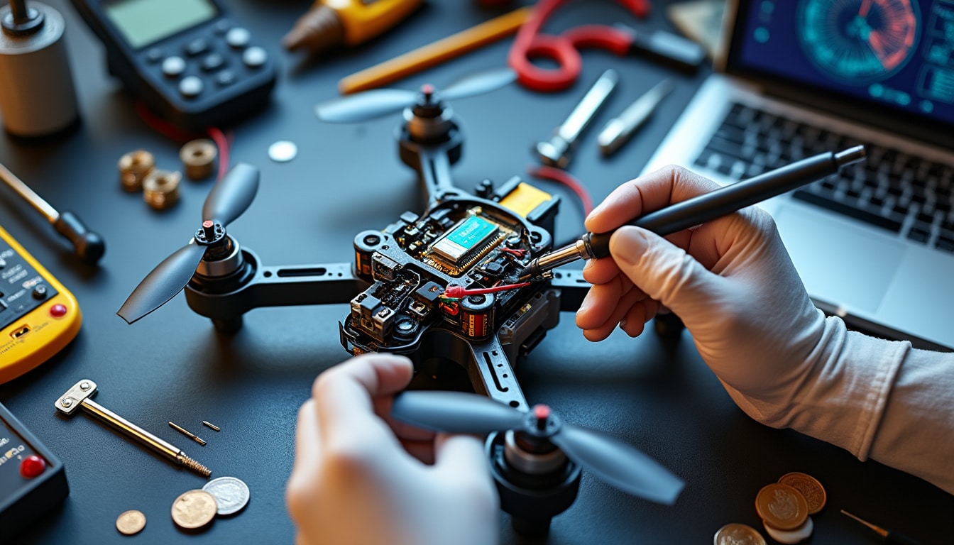 découvrez le budget à prévoir et les compétences indispensables pour construire un drone, du choix des composants à l’assemblage.